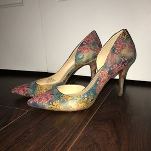 NWT Jessica Simpson Cherry Blossom High Heels 9